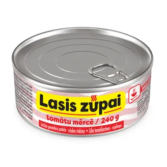 KONSERVI LASIS KAIJA TOMĀTU MĒRCĒ ZUPAS IZLASE 240G EO