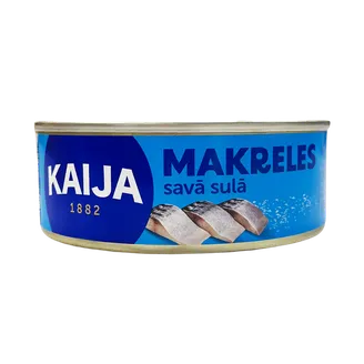 KONSERVI MAKRELES KAIJA SAVĀ SULĀ 240G EO