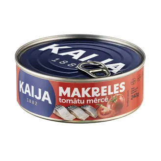 KONSERVI MAKRELES KAIJA TOMĀTU MĒRCĒ 240G EO