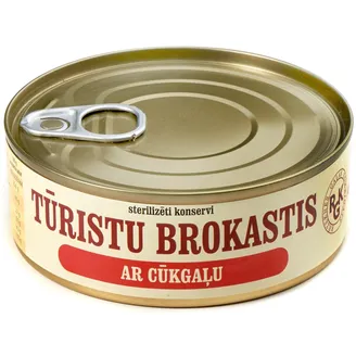 KONSERVI RGK TŪRISTU BROKASTIS CŪKGAĻAS 250G