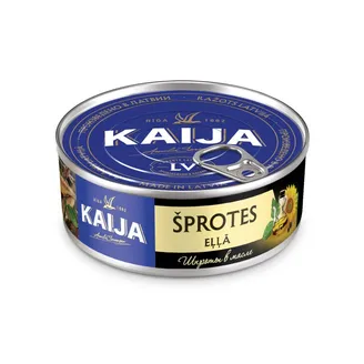 KONSERVI ŠPROTES KAIJA EĻĻĀ 160G EO