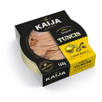 KONSERVI TUNCIS KAIJA AROMĀTISKĀ AUGU EĻĻĀ 160G
