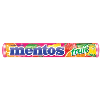 KOŠĻĀJAMAS KONFEKTE MENTOS FRUIT 38G