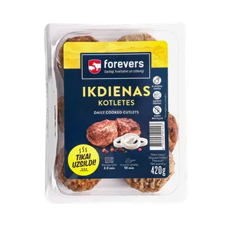 KOTLETES FOREVERS IKDIENAS CEPTAS 420G
