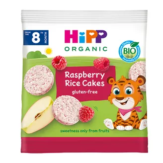 KREKERI RĪSU HIPP AR AVEŅU GARŠU 8+ 30G