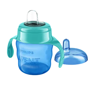 KRŪZE PHILIPS AVENT EASY SIP AR ROKTURIEM ZAĻA 6+ 200ML