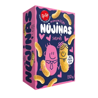 KUKURŪZAS NŪJIŅAS TIP TOP SALDĀS 130G