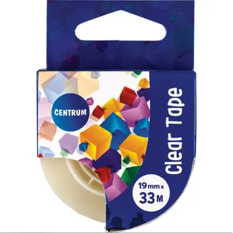 LĪMLENTE CENTRUM CLEAR 19MMX33M