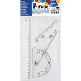 LINEĀLU KOMPLEKTS CENTRUM 20CM 2 TRĪSSTŪRI TRANSPORTIERIS
