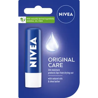 LŪPU BALZAMS NIVEA ORIGINAL CARE KOPJOŠS 4.8G