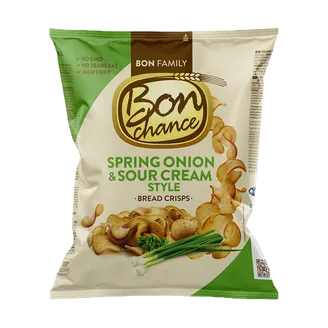 MAIZES ČIPSI BON CHANCE AR KRĒJ.GARŠU UN LOKIEM 120G