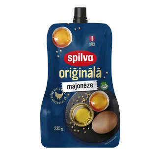 MAJONĒZE SPILVA ORIĢINĀLĀ 235G STĀVPAKA