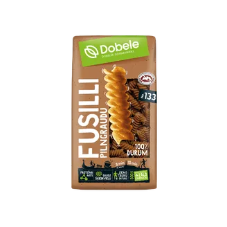 MAKARONI DOBELE FUSILLI PILNGRAUDU 500G