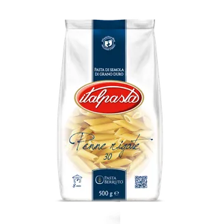 MAKARONI ITALPASTA PENNE RIGATE NR.30 500G
