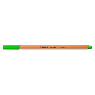 MARĶIERIS STABILO FINELINER POINT ZAĻA 0.4MM