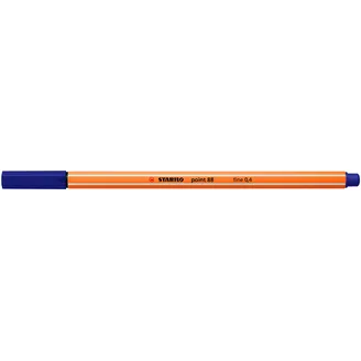 MARĶIERIS STABILO FINELINER POINT ZILA 0.4MM