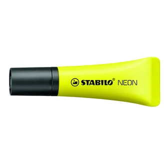 MARĶIERIS TEKSTA STABILO NEON DZELTENS