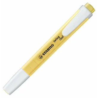MARĶIERIS TEKSTA STABILO SWING COOL PASTEL DZELTENS