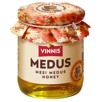 Dažādu ziedu medus 0.3 kg Vinnis