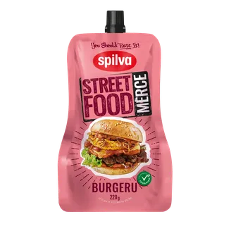 MĒRCE SPILVA STREET FOOD BURGERU 220G STĀVPAKA