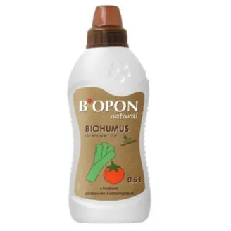 MĒSLOJUMS BIOPON ŠĶIDRAIS BIOHUMUS DĀRZ.GARŠAUG. 500ML