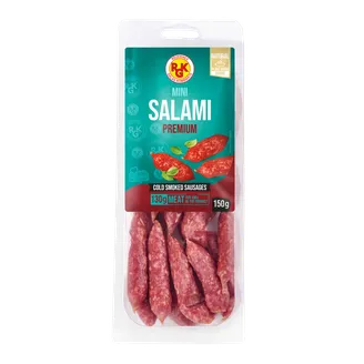 MINI SALAMI RGK PREMIUM AUKSTI KŪPINĀTĀS 150G