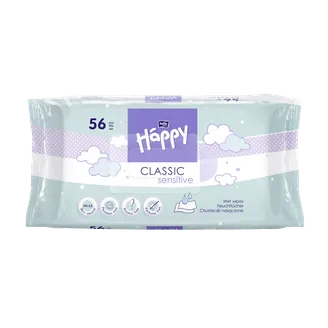 MITRĀS SALVETES HAPPY CLASSIC SENSITIVE 56GAB