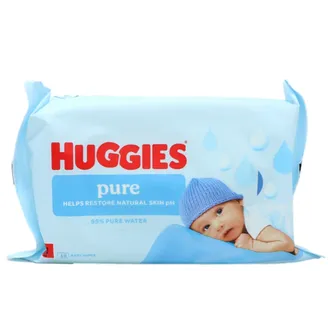 MITRĀS SALVETES HUGGIES PURE PF 48GAB