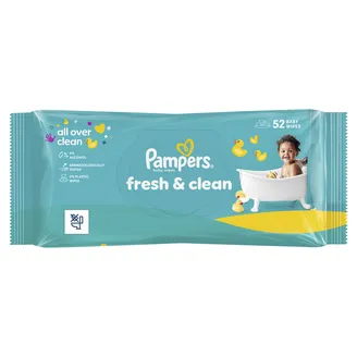 MITRĀS SALVETES PAMPERS FRESH CLEAN PF 52GAB