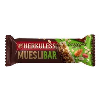 MUSLI BATONIŅŠ HERKULESS AR RIEKSTIEM ŠOKOLĀDI 25G