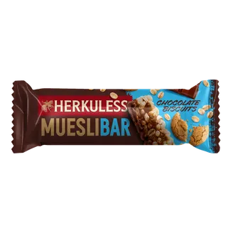 MUSLI BATONIŅŠ HERKULESS AR ŠOKOLĀDI UN CEPUMIEM 25G
