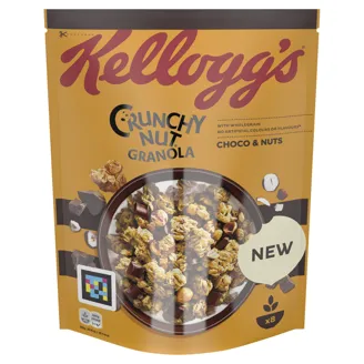 MUSLI KELLOGGS GRANOLA CRUNCHY NUT CHOCO 380G