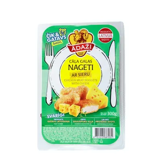 NAGETI ĀDAŽI CĀĻA GAĻAS AR SIERU 300G
