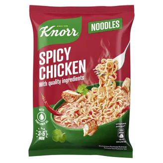 NŪDELES KNORR RAMEN PIKANTĀS VISTAS 63G