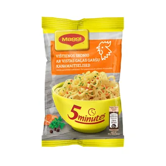NŪDELES MAGGI AR VISTAS GAĻAS GARŠU 59.2G