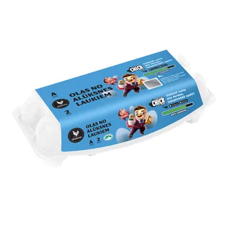 The Chick game, Oluksne, kūtī dētas olas izmērs M/L 10. gab (Ražotāja kods: 2-LV-082016)