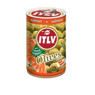 OLĪVAS ITLV ZAĻĀS PILDĪTAS AR LAŠA PASTU 300G