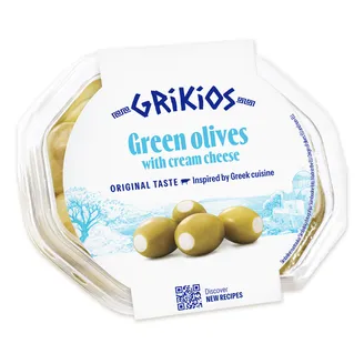 OLĪVAS ZAĻĀS GRIKIOS SIERA PILDĪJUMU 200G