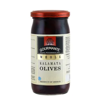 OLĪVES GOURMANTE KALAMATA AR KAULIŅU 360G