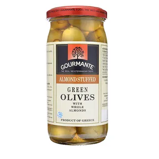 OLĪVES GOURMANTE ZAĻĀS AR MANDELI 360G