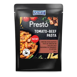 PASTA PRESTO AR TOMĀTIEM UN LIELLOPU GAĻU 300G