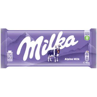 PIENA ŠOKOLĀDE MILKA ALPINE MILK 90G