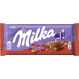 PIENA ŠOKOLĀDE MILKA DAIM 90G