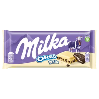 PIENA ŠOKOLĀDE MILKA WHITE OREO COOKIES 100G