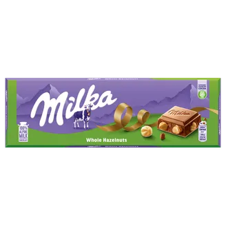 PIENA ŠOKOLĀDE MILKA WHOLE NUTS 250G