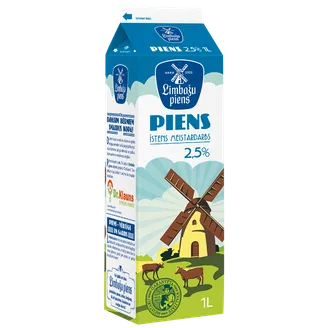 PIENS LIMBAŽU PIENS 2.5% 1L