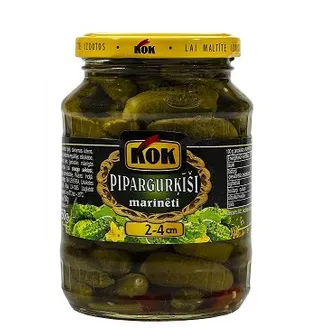 PIPARGURĶĪŠI KOK MARINĒTI 2-4CM 350G