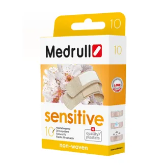 PLĀKSTERI MEDRULL SENSITIVE BRŪCĒM 10GAB
