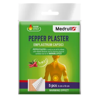 PLĀKSTERI PIPARU MEDRULL 6CMX10CM PERF 5GAB