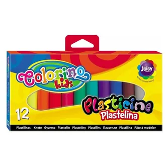 PLASTILĪNS COLORINO 12KRĀSASX20G
